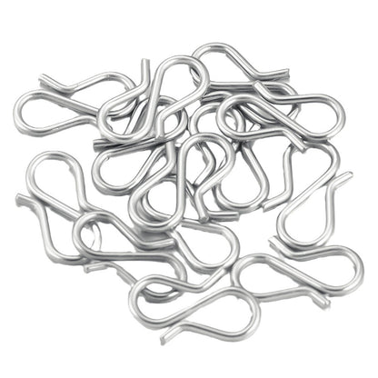 20PCS Stainless Steel S-Shaped Clasps Hooks, Jewelry Making DIY Connectors for Bracelets and Necklaces
