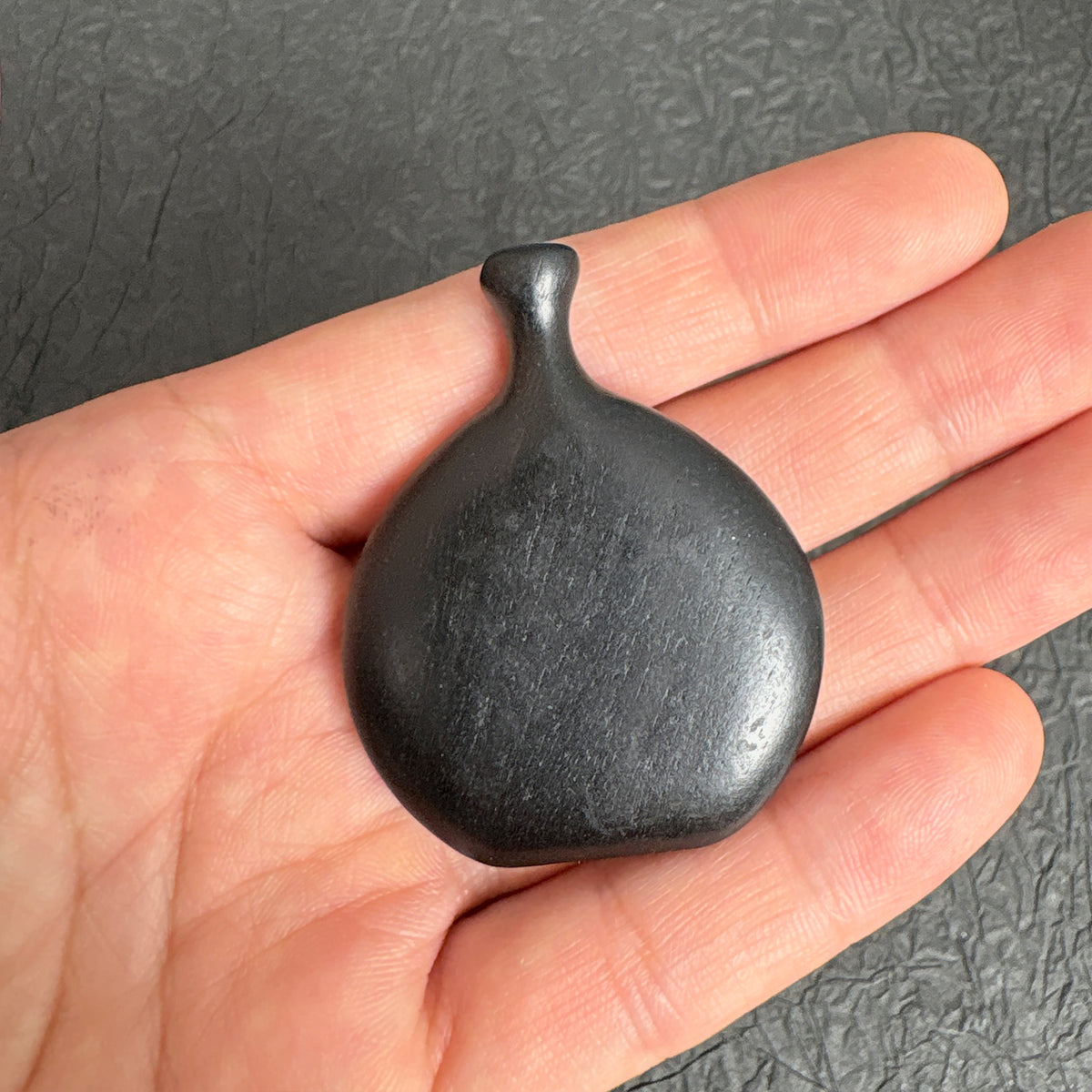 Vintage Sandalwood Wine Jug Pendant, Natural Wood Vessel Charm for DIY Necklace Crafting