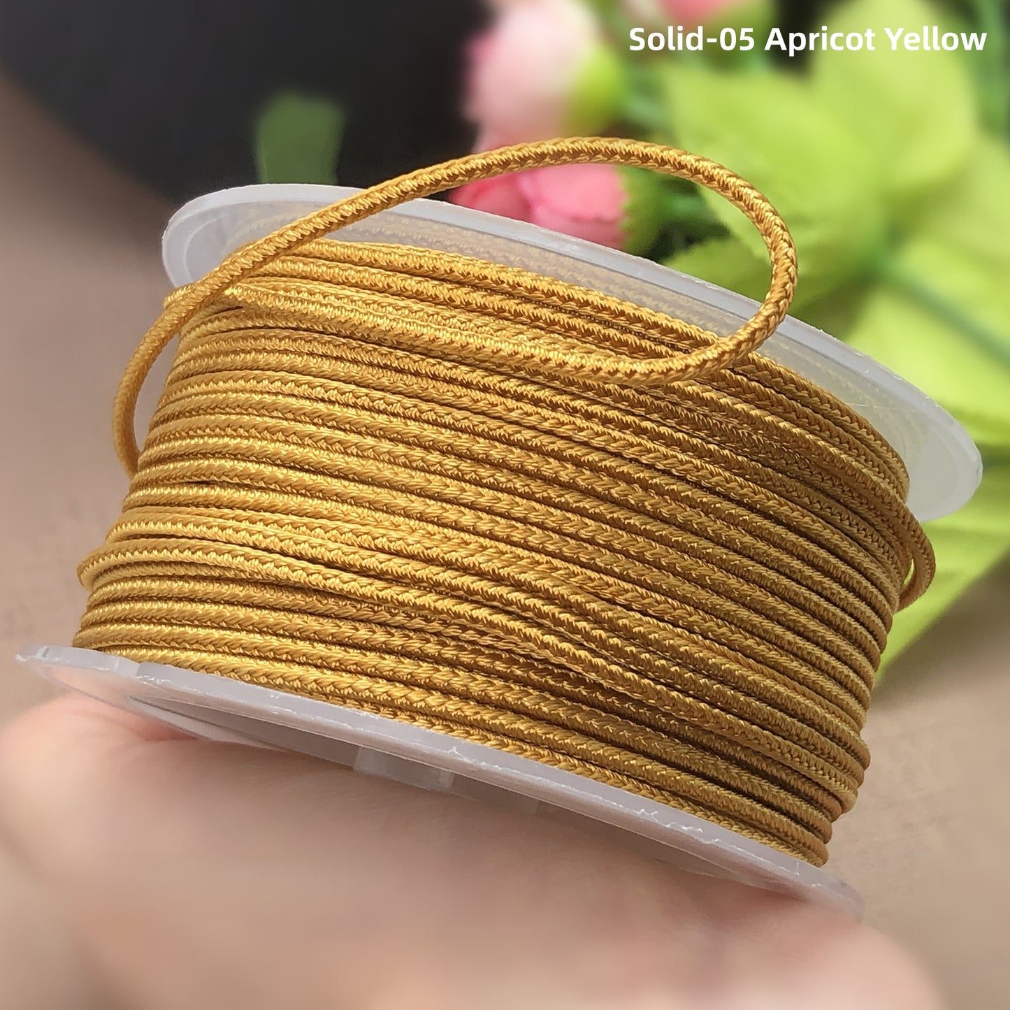 2mm Lucky Knot Braided Cord for Jade Pendant, Adjustable Necklace/Bracelet String, Single or Dual Color, DIY Jewelry Supplies (12m/Roll)