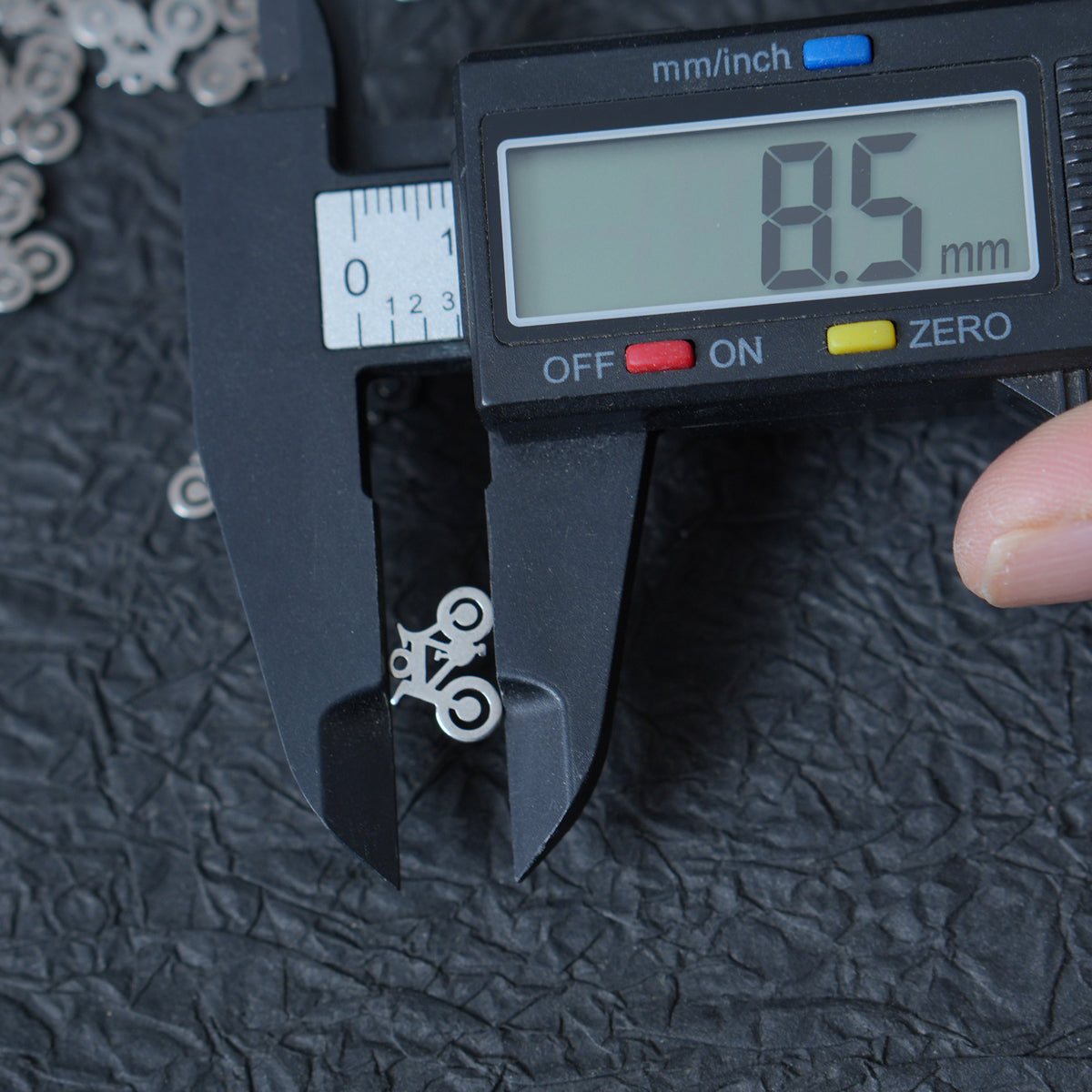 10PCS Stainless Steel BicycleCharms, DIY Jewelry Supplies