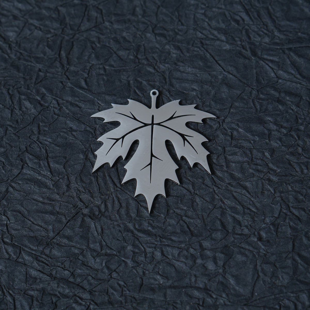 Stainless Steel Maple Leaf Charm, DIY Jewelry Making Supply
