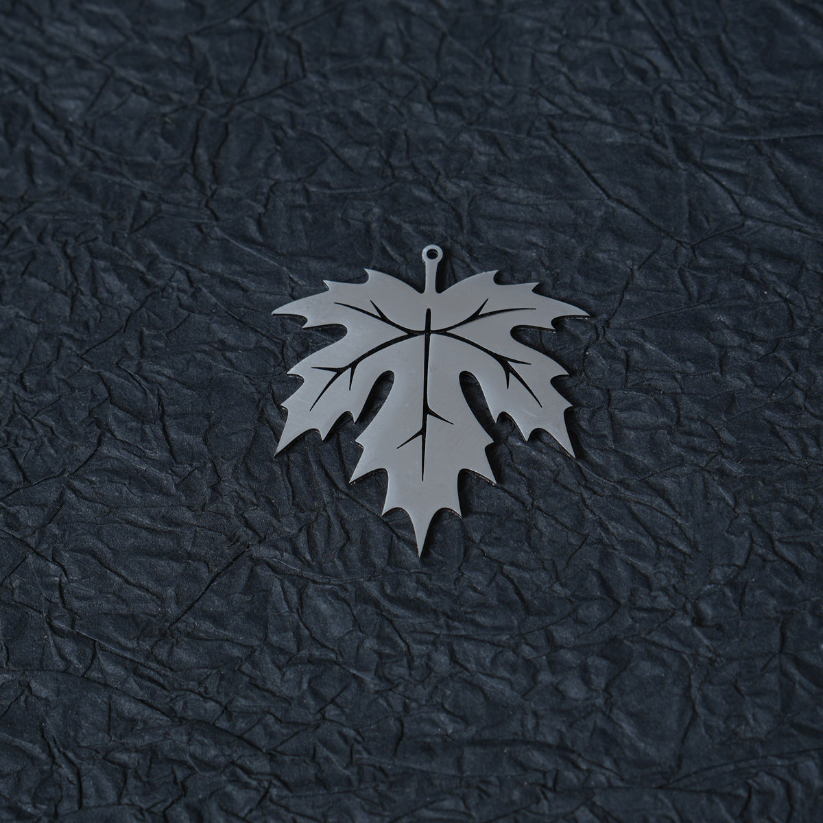 Stainless Steel Maple Leaf Charm, DIY Jewelry Making Supply