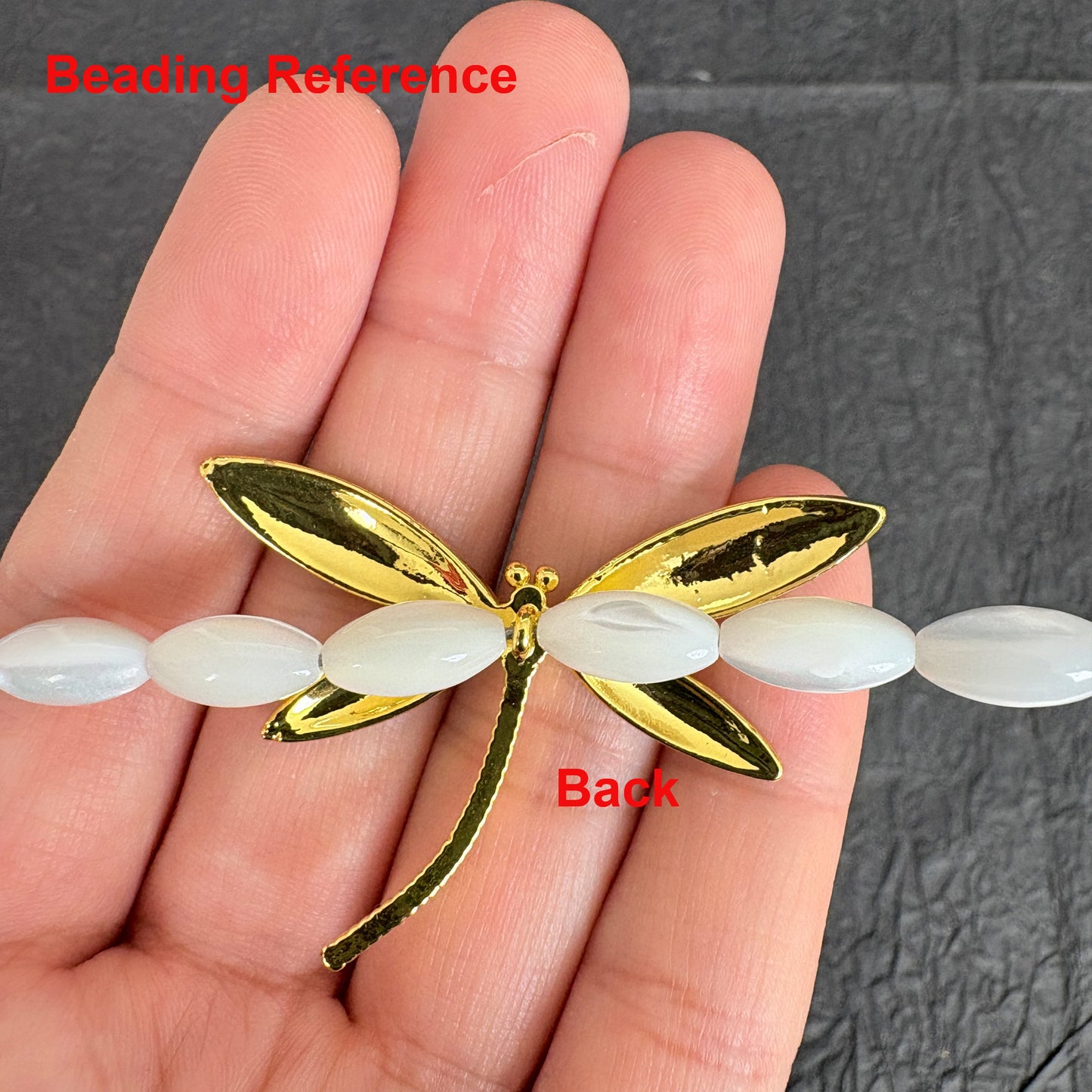 Turquoise Enamel Dragonfly Charm, Gold Plated Pendant for Jewelry Making