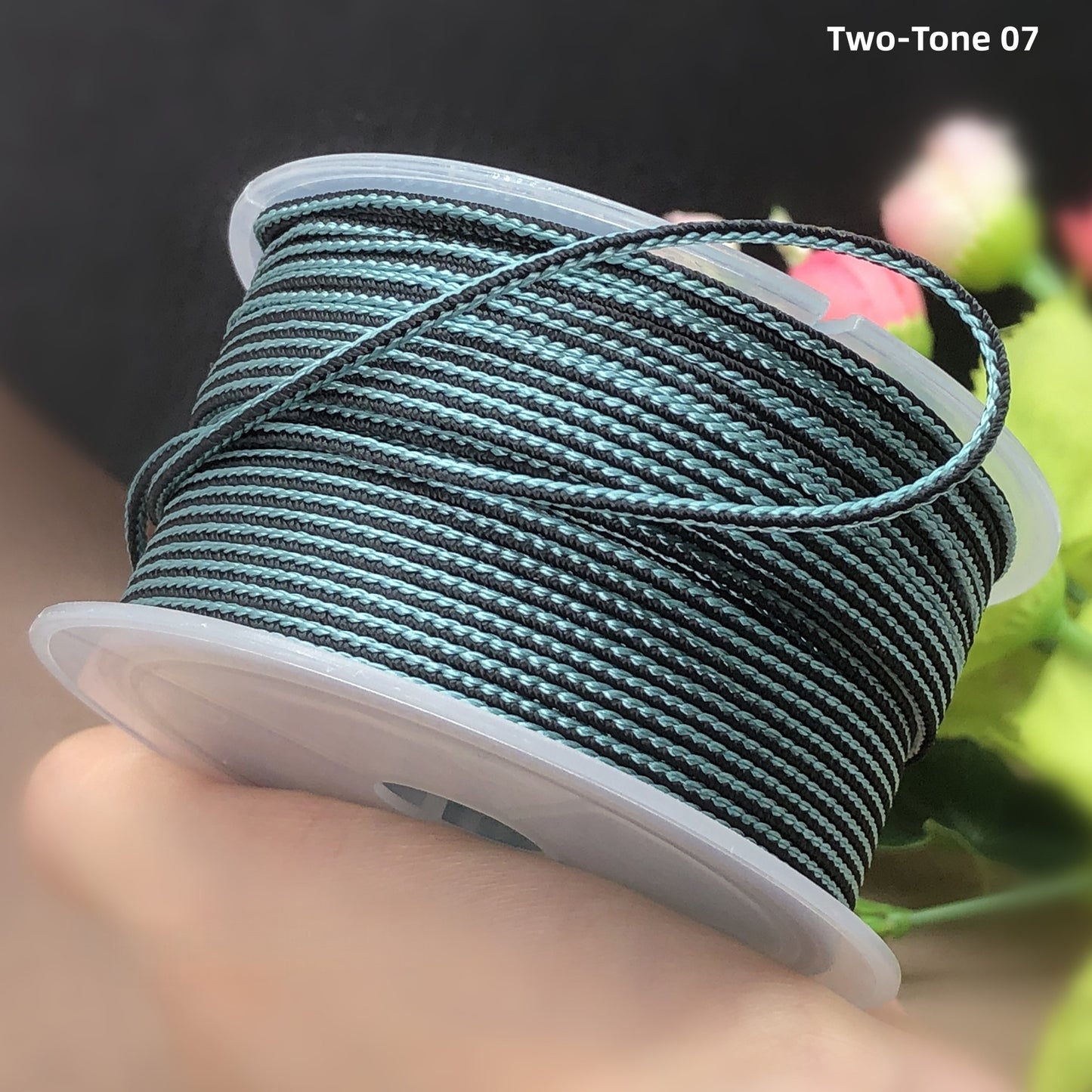 2mm Lucky Knot Braided Cord for Jade Pendant, Adjustable Necklace/Bracelet String, Single or Dual Color, DIY Jewelry Supplies (12m/Roll)