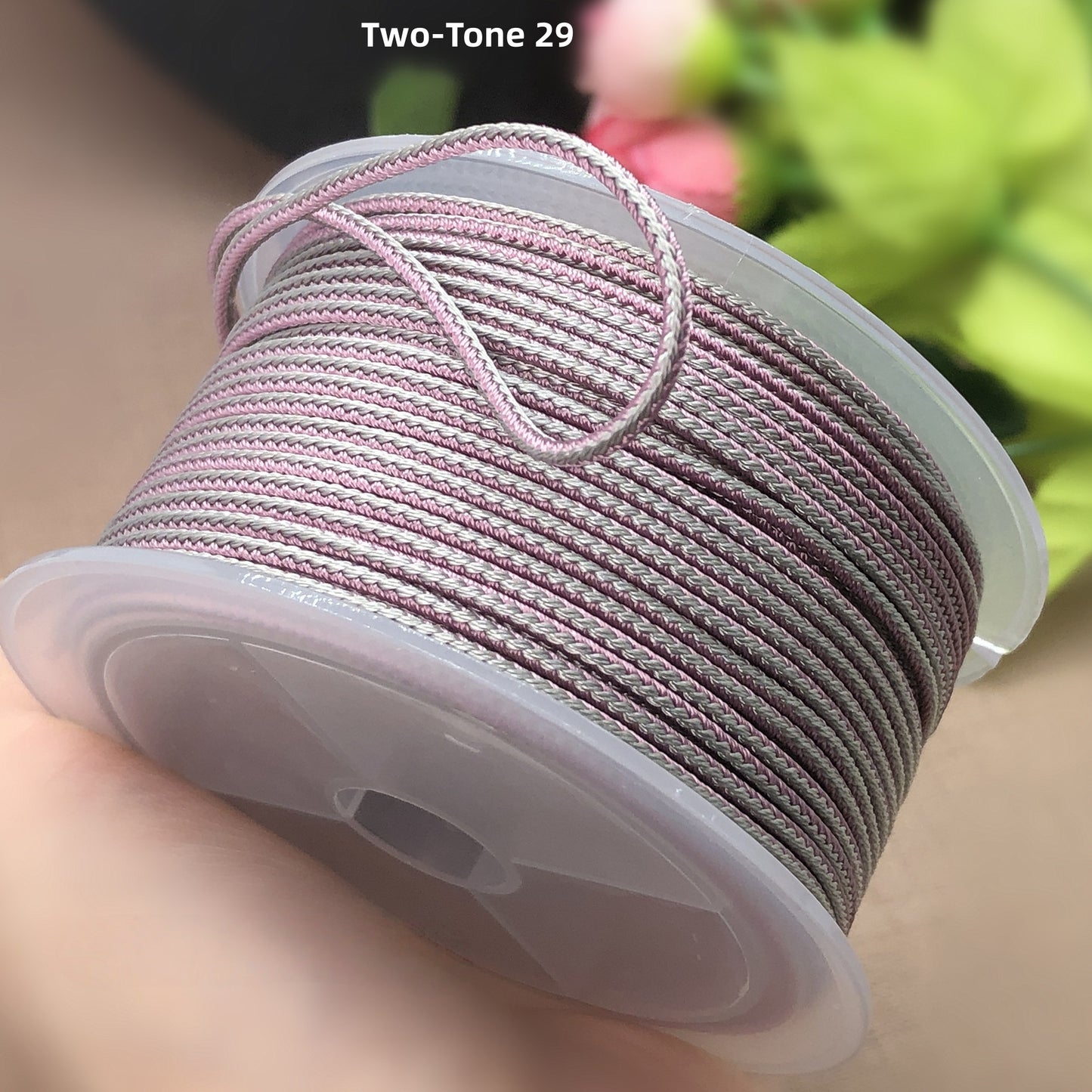 2mm Lucky Knot Braided Cord for Jade Pendant, Adjustable Necklace/Bracelet String, Single or Dual Color, DIY Jewelry Supplies (12m/Roll)