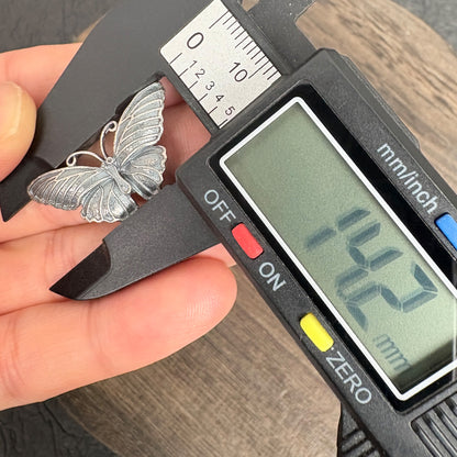 2PCS Antique Silver Butterfly Connector Charms, 6 Holes Multi-Strand Jewelry Link Component for Earrings & Necklace Making