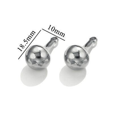 5PCS Stainless Steel Gourd Pendant, Unique Minimalist Charm, DIY Necklace Earring Jewelry Making Accessories