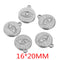Stainless Steel Eye Pendant - Silver