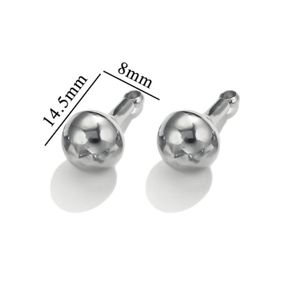 5PCS Stainless Steel Gourd Pendant, Unique Minimalist Charm, DIY Necklace Earring Jewelry Making Accessories