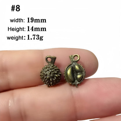 A Series of Charm 1: 10PCS Vintage Style Verdigris Bronze Butterfly Elephant charm - Unique Animal-Inspired Jewelry for Daily Wear & Gifting