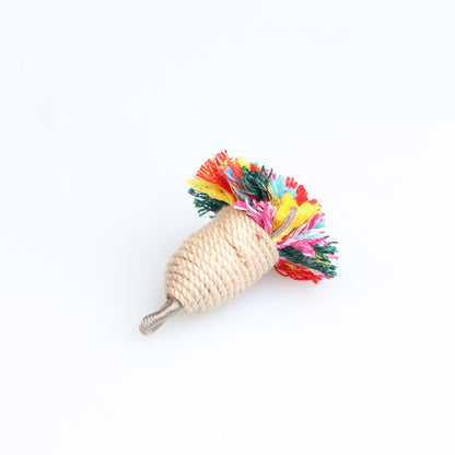 1PCS Cotton Tassel Charms for DIY Beaded Bracelets, Handmade Buddhist Prayer Beads Accessories, Bodhi & Mala Jewelry Making Supplies