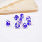 Glass Petal Beads - Royal Blue