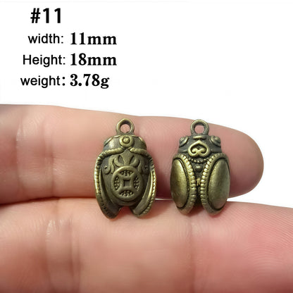 A Series of Charm 1: 10PCS Vintage Style Verdigris Bronze Butterfly Elephant charm - Unique Animal-Inspired Jewelry for Daily Wear & Gifting