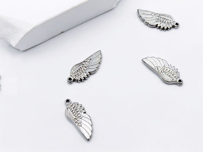 Durable Stainless Steel Wing & Feather Pendant | Water-Resistant Daily Wear Accessory