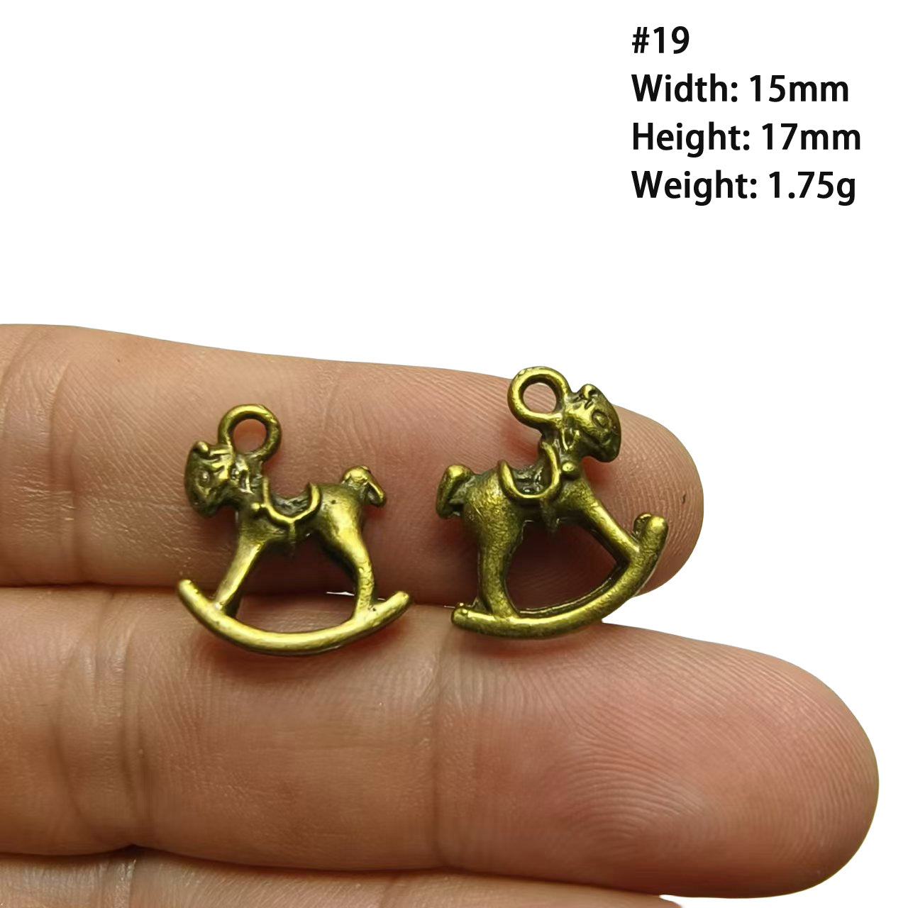 A Series of Charm 2: 10PCS Vintage Antique Bronze Pendants - Flower, Moon, Animal Shapes | DIY Jewelry Making Supplies, Craft Accessories for Necklaces/Bracelets