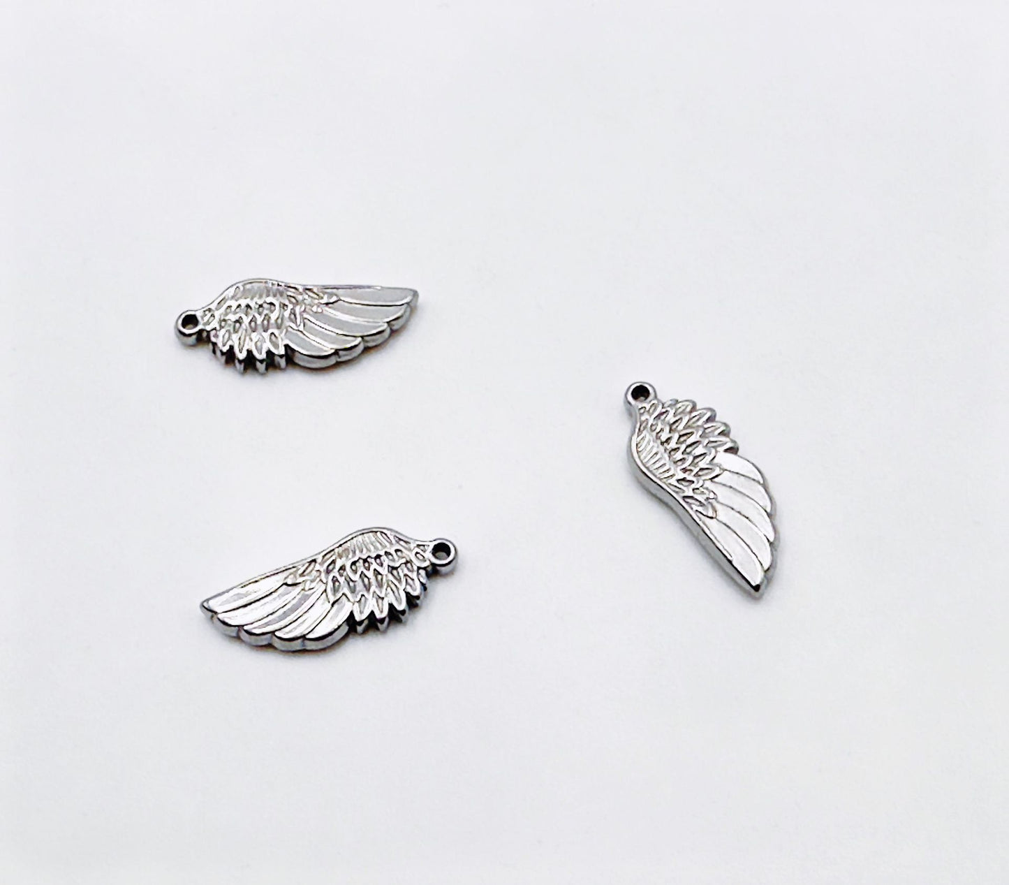 Durable Stainless Steel Wing & Feather Pendant | Water-Resistant Daily Wear Accessory