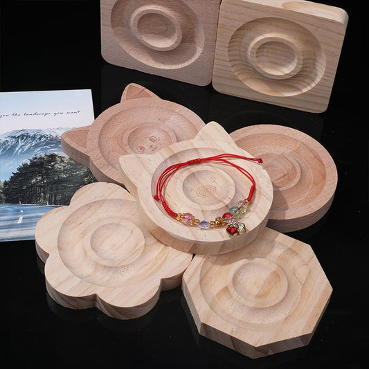 Bead Board Wooden Bracelet Design Board Beading Jewelry Organizer Tray Mats for Jewelry Making Bracelet Supplies