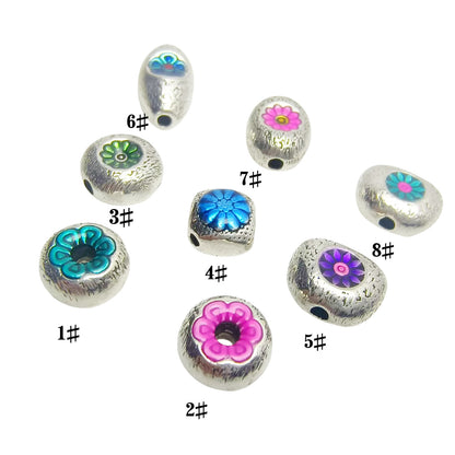 Low-Temp Enamel Chiang Mai Handmade Beads - DIY Jewelry Supplies for Bracelets, Crystal Bracelets & Spacers