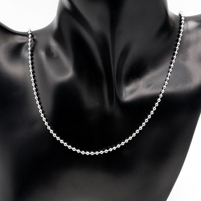 10PCS Stainless Steel (Titanium Steel) Bead Chain, Perfect Chain for Pendant Jewelry