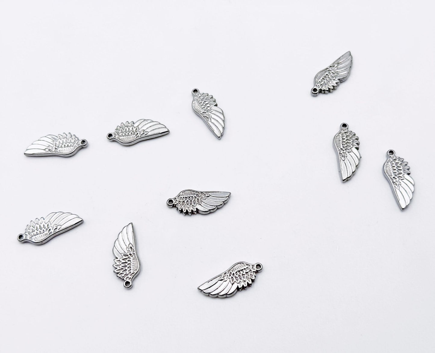 Durable Stainless Steel Wing & Feather Pendant | Water-Resistant Daily Wear Accessory