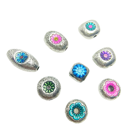 Low-Temp Enamel Chiang Mai Handmade Beads - DIY Jewelry Supplies for Bracelets, Crystal Bracelets & Spacers