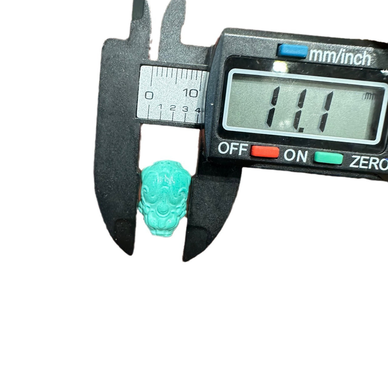 Magnesite Turquoise Pixiu Charm - Natural Stone Pi Xiu Jewelry Accessory, Crafted Gemstone Piece