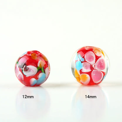 10PCS Handmade Glass Petal Beads | Flower-Shaped Loose Beads | DIY Jewelry Making Supplies for Bracelets, Necklaces