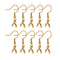 2Pairs Stainless Steel Earing Hook with Clips - 18K