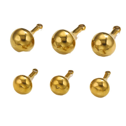 5PCS Stainless Steel Gourd Pendant, Unique Minimalist Charm, DIY Necklace Earring Jewelry Making Accessories