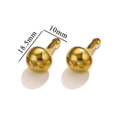 5PCS Stainless Steel Gourd Pendant, Unique Minimalist Charm, DIY Necklace Earring Jewelry Making Accessories