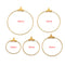 20PCS Stainless Steel Earring - 18K