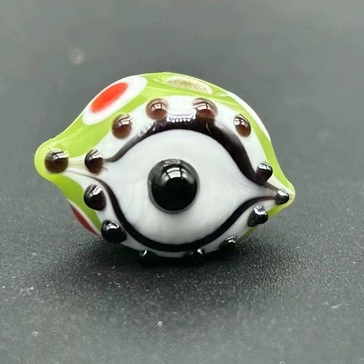 Lampwork Glass Eye Beads – Handmade DIY Jewelry Supplies, Craft Beads, Unique Glass Eyes
