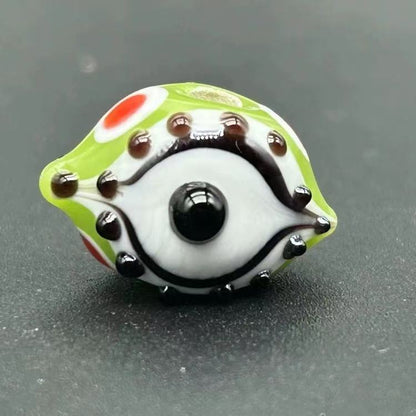 Lampwork Glass Eye Beads – Handmade DIY Jewelry Supplies, Craft Beads, Unique Glass Eyes