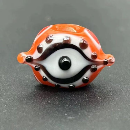 Lampwork Glass Eye Beads – Handmade DIY Jewelry Supplies, Craft Beads, Unique Glass Eyes