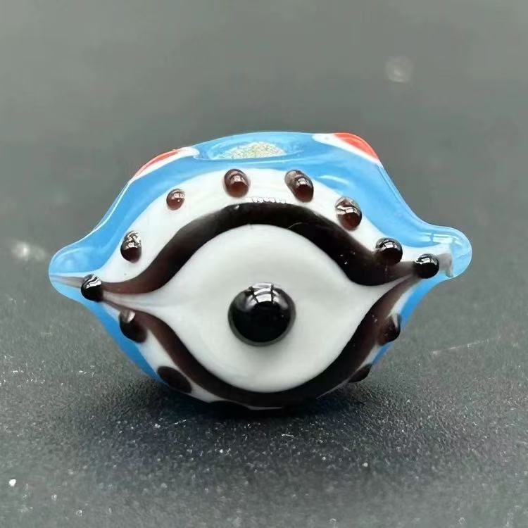 Lampwork Glass Eye Beads – Handmade DIY Jewelry Supplies, Craft Beads, Unique Glass Eyes
