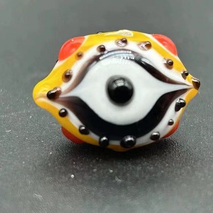Lampwork Glass Eye Beads – Handmade DIY Jewelry Supplies, Craft Beads, Unique Glass Eyes