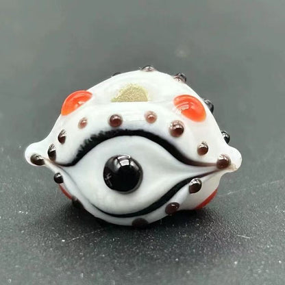 Lampwork Glass Eye Beads – Handmade DIY Jewelry Supplies, Craft Beads, Unique Glass Eyes