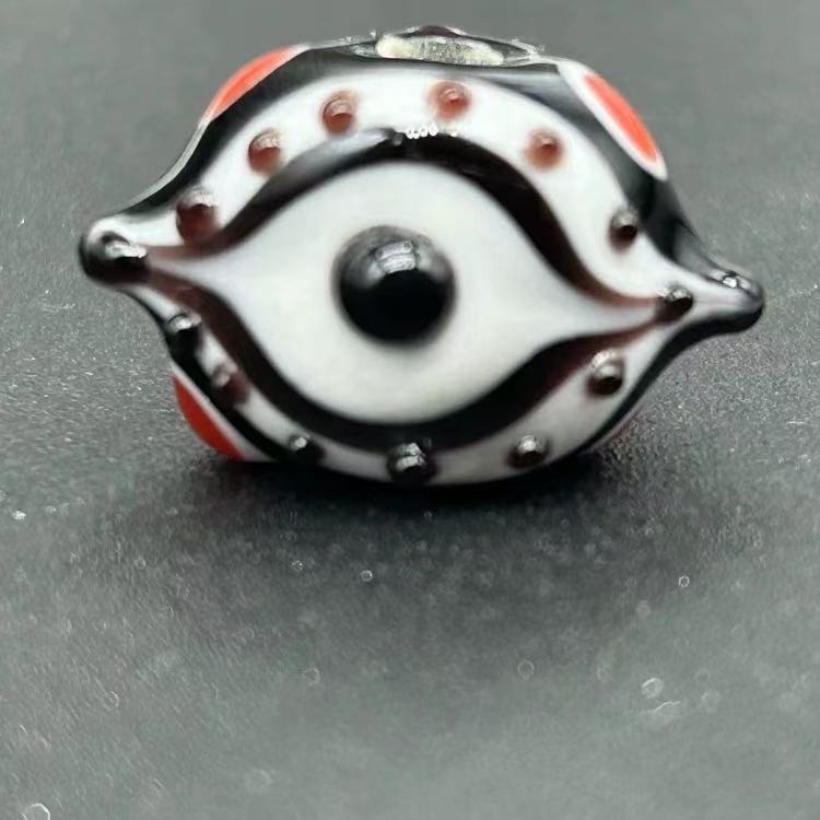 Lampwork Glass Eye Beads – Handmade DIY Jewelry Supplies, Craft Beads, Unique Glass Eyes
