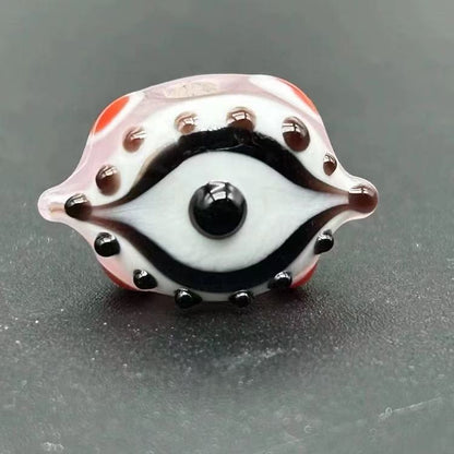 Lampwork Glass Eye Beads – Handmade DIY Jewelry Supplies, Craft Beads, Unique Glass Eyes