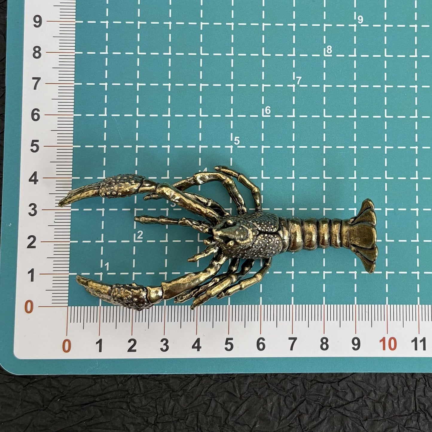 Vintage Brass Lobster Figurine, Retro Brass Lobster Statue, Handmade Metal Animal Decor, Nautical Home Ornament, Collectible Lobster Sculpture