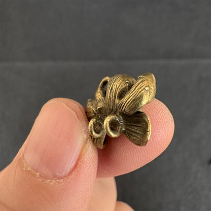 6PCS Vintage Bronze Lotus Charms | Handmade Boho Floral Jewelry Making Findings