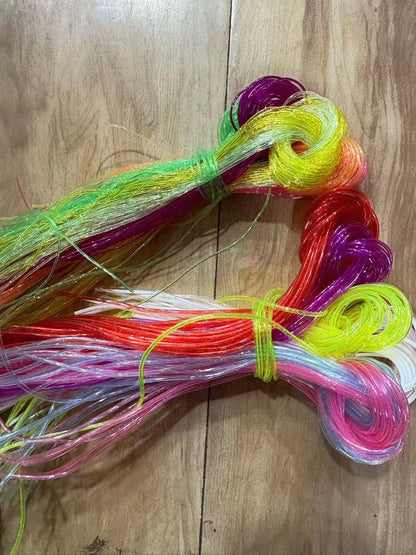 1mm Solid Braided Plastic Cord, 200Pcs 1M Length Craft String,10 Assorted Random Colors, DIY Jewelry Weaving Rope for Bracelet Making & Handcraft Supplies
