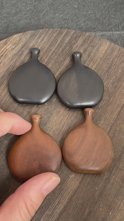 Vintage Sandalwood Wine Jug Pendant, Natural Wood Vessel Charm for DIY Necklace Crafting