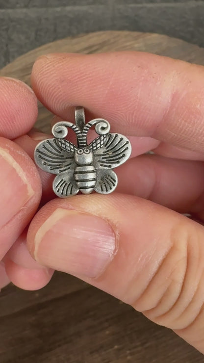 Antique Silver Bee S Clasp, Jewelry Connector