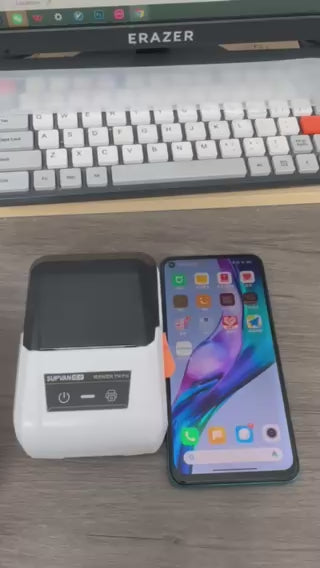 Sally Style Jewelry Label Printer, Portable Tag Printer for Jewelry Display and Packaging, Bluetooth Label Maker for Small Business